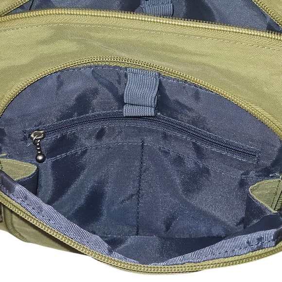 Baggallini Green and Black Messenger Bag - Picture 11 of 16